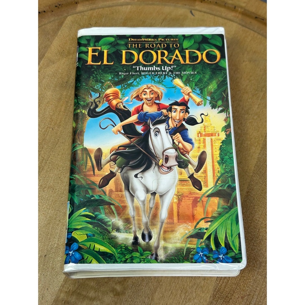 DreamWorks VHS Movie The Road to El Dorado Clamshell 2000 Animated